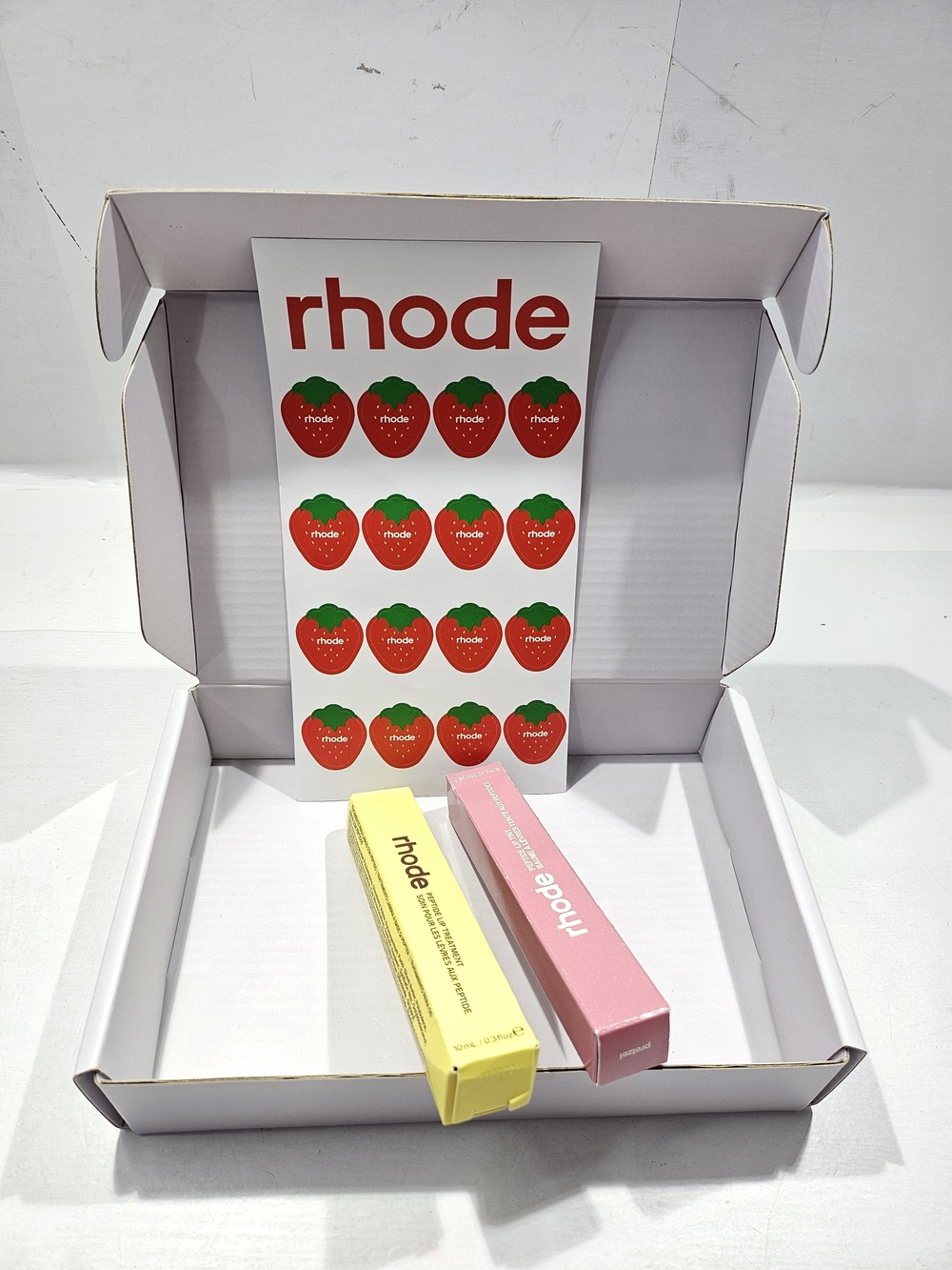 RHODE PEPTIDE LIP TINT LIMITED EDITION PRETZEL/LIP TREATMENT CARAMELIZED BANANA